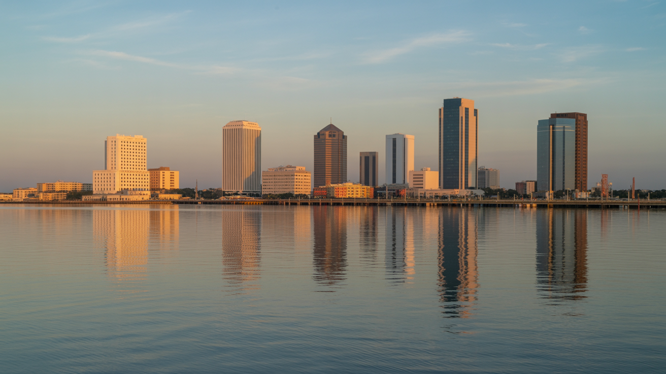 Mobile Alabama skyline